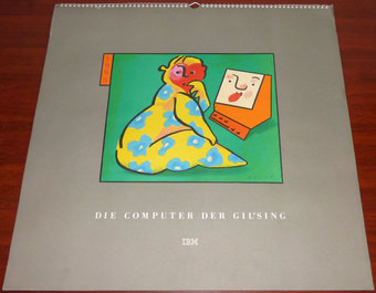 IBM Kalender 1995 - Kunst Der Computer der Gilsing
